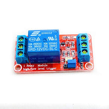 Carica l'immagine nel visualizzatore di Gallery, HiLetgo 2pcs 12V 1 Channel Relay Module Switch With Optocoupler... - Ilgrandebazar
