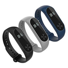 Carica l'immagine nel visualizzatore di Gallery, Hianjoo Cinturino Compatibile per Xiaomi Mi Band Blu Navy, Grigio, Nero - Ilgrandebazar