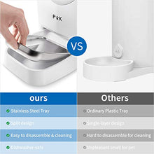 Carica l'immagine nel visualizzatore di Gallery, PUPPY KITTY Distributore Automatico di Cibo per 6L Con vasca in acciaio inox