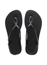 Carica l'immagine nel visualizzatore di Gallery, Havaianas Luna, Sandali Donna 39/40 EU, Nero Black 0090