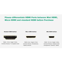 Carica l'immagine nel visualizzatore di Gallery, J&amp;D HDMI Coupler Adapter, 2-Pack Placcato Oro Femmina a 4K