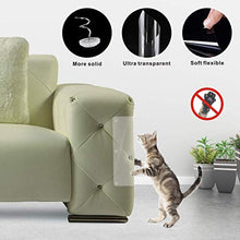 Carica l'immagine nel visualizzatore di Gallery, XUNKE 4PCS Protezione Graffi Gatto, Autoadesive AntiGraffio Protector con 20...