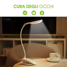 Carica l'immagine nel visualizzatore di Gallery, Lampada Libro 15 LED con Clip, Luce 3 Tipi Temperatura di Bianco