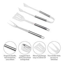 Carica l'immagine nel visualizzatore di Gallery, 16 PCS Utensili Barbecue, Barbecue in Acciaio Inox Set per...