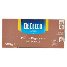 Carica l'immagine nel visualizzatore di Gallery, De Cecco Penne Rigate Integrali - 500 g