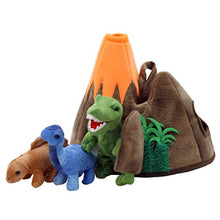 Carica l'immagine nel visualizzatore di Gallery, The Puppet Company-Marionetta da mano, in pelle, con dinosauri e vulcano - Ilgrandebazar