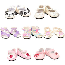 Carica l'immagine nel visualizzatore di Gallery, Miunana 5 PCS Scarpe + 2 Cazle per 42 - 46 CM (16 - 18 Pollici) Bambola... - Ilgrandebazar