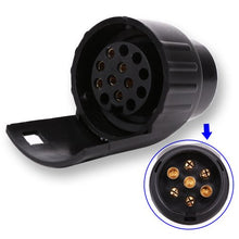 Carica l'immagine nel visualizzatore di Gallery, Adattatore presa impermeabile, Gancio rimorchio caravan, 7 Pin maschio a... - Ilgrandebazar