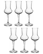 Carica l'immagine nel visualizzatore di Gallery, Bormioli Rocco Riserva Grappa 80ml, 6 bicchieri - Ilgrandebazar