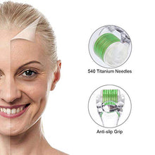 Carica l'immagine nel visualizzatore di Gallery, Anmyox Derma Roller Micro aghi Kit per viso e corpo, clear-green - Ilgrandebazar