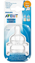 Carica l'immagine nel visualizzatore di Gallery, Philips Avent Allattamento SCF634/27, 2 Tettarelle Classic+ Flusso...