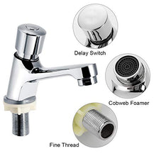 Carica l'immagine nel visualizzatore di Gallery, Delay Faucet Rubinetto del bagno placcato Chrome Self Closing... - Ilgrandebazar