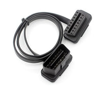 Carica l'immagine nel visualizzatore di Gallery, LoongGate OBD-II OBD2 Cavo di prolunga Profilo Ultra Basso - 1 to 1 Flat 0.6m - Ilgrandebazar