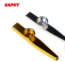 Carica l'immagine nel visualizzatore di Gallery, Kazoo'di argento di alta qualità Kazoo Tone Metal Harmonica Guitar... - Ilgrandebazar