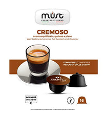 Carica l'immagine nel visualizzatore di Gallery, Must Espresso Italiano 96 Capsule Compatibili Dolce Gusto Cremoso - 6...