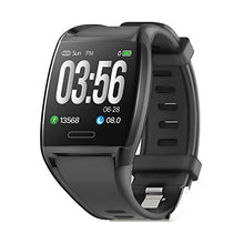 Carica l'immagine nel visualizzatore di Gallery, HalfSun Fitness Tracker, Orologio Braccialetto Pressione nero