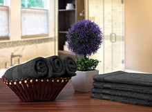 Carica l'immagine nel visualizzatore di Gallery, Utopia Towels - 12 Asciugamani per Il Viso 700 g/mq - 30 x 30 cm, Grigio - Ilgrandebazar