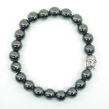 Carica l'immagine nel visualizzatore di Gallery, Zen braccialetto etnico Thurcolas con perle ematite e perline Buddha... - Ilgrandebazar