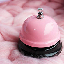 Carica l'immagine nel visualizzatore di Gallery, Xinlie Campanello Reception da Tavolo Metallo Campana Rosa