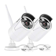 Carica l'immagine nel visualizzatore di Gallery, SANNCE - Telecamera CCTV wireless 1080p, 2.0 MP per esterni, resistente alle...