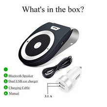 Carica l'immagine nel visualizzatore di Gallery, Smake Vivavoce Bluetooth 4.1 da Auto con Controllo Vocale, Car per...