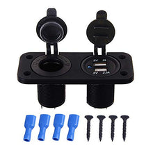 Carica l'immagine nel visualizzatore di Gallery, Gobesty Accendino per Auto Doppia USB, Adattatore accendisigari con 2...