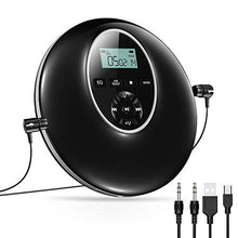 Carica l'immagine nel visualizzatore di Gallery, Lettore CD Portatile Gueray Walkman con cuffie Audio Digitale Lossless Nero