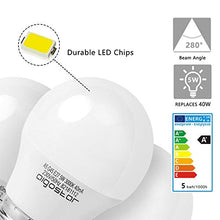 Carica l'immagine nel visualizzatore di Gallery, Lampadine LED G45 E27 5 W (Sostituisce 35 W), Luce 5W Calda 10 Pezzi