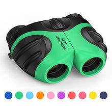 Carica l'immagine nel visualizzatore di Gallery, Teaisiy 8x21 Compatto Binocolo per Bambini -Giocattoli &amp; Regalo [Giochi verde