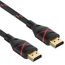 Carica l'immagine nel visualizzatore di Gallery, Rankie Cavo HDMI Alta velocità, Ethernet, 3D, Video 4K e Arc, Nylon Rosso