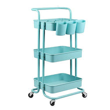 Carica l'immagine nel visualizzatore di Gallery, alvorog Carrello da Cucina, di Servizio, Scaffale 3 Blu