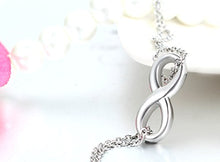 Carica l'immagine nel visualizzatore di Gallery, JewelryWe Gioielli Bracciale da Uomo Donna, Infinito Acciaio Donna - Ilgrandebazar