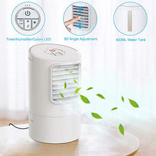 Carica l'immagine nel visualizzatore di Gallery, Mini Raffreddatore D'aria, Air Cooler Personale Condizionatori Ventilatore 3...