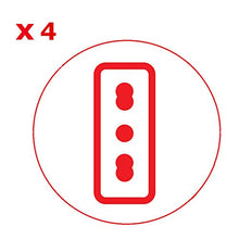 Carica l'immagine nel visualizzatore di Gallery, Poly pool pp2522.2 ciabatta multipresa spaziozero con spina 16 a e 4 prese...