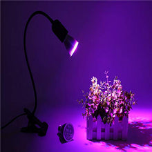 Carica l'immagine nel visualizzatore di Gallery, Portalampada E27 per Lampada da Tavolo con Clip, Nero