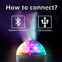 Carica l'immagine nel visualizzatore di Gallery, BACKTURE Luci da Palco, Discoteca LED Bluetooth con Telecomando e USB...