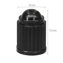 Carica l'immagine nel visualizzatore di Gallery, kwmobile 20x Cappucci valvole Auto - Tappi in plastica per nero