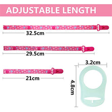 Carica l'immagine nel visualizzatore di Gallery, Clip per ciuccio e Silicone Pulsante Anello, Annhao Catenella Ciuccio Clip... - Ilgrandebazar