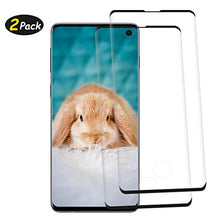 Carica l'immagine nel visualizzatore di Gallery, [2-Pezzi] Vetro Temperato Compatibile con Samsung Galaxy S10, [3D Trasparente