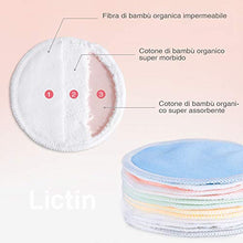 Carica l'immagine nel visualizzatore di Gallery, Lictin 12 Pezzi Coppette Assorbilatte Lavabili - Versione Diametro:10 cm - Ilgrandebazar