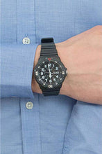 Carica l'immagine nel visualizzatore di Gallery, Casio Uomo Quartz Analogue Watch, Nero Taglia unica, Nero/Nero - Ilgrandebazar