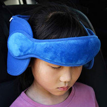 Carica l'immagine nel visualizzatore di Gallery, FREESOO Fascia Testa Seggiolino Auto, Supporto Auto Bambini Blu