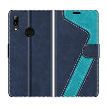 Carica l'immagine nel visualizzatore di Gallery, MOBESV Custodia Huawei P Smart 2019 6,21" Cellulare, Cover a Libro Blu/Aqua - Ilgrandebazar