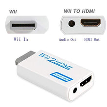 Carica l'immagine nel visualizzatore di Gallery, Goldoars Convertitore da Wii a HDMI Adattatore a 720P/1080P e Bianco