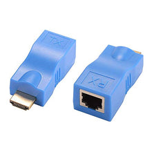 Carica l'immagine nel visualizzatore di Gallery, Extender HDMI, da 1080P a RJ45 Ethernet per segnale di rete... - Ilgrandebazar