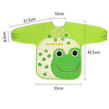 Carica l'immagine nel visualizzatore di Gallery, Vicloon Bavaglino a Manica,Set di 4 Bambini Impermeabile con 4PCS