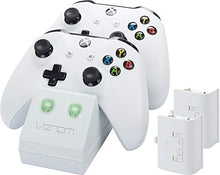 Carica l'immagine nel visualizzatore di Gallery, Venom Twin Docking Station with 2 x Rechargeable Battery Packs: White -