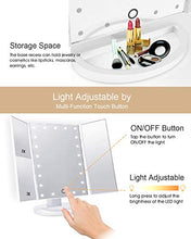 Carica l'immagine nel visualizzatore di Gallery, HAMSWAN Specchio Trucco, Ingranditore da Trucco con 21 Bianco 21LEDs - Ilgrandebazar