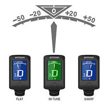 Carica l'immagine nel visualizzatore di Gallery, ammoon AT-07 Accordatore Cromatico a Pinza con schermo LCD 360° - Ilgrandebazar