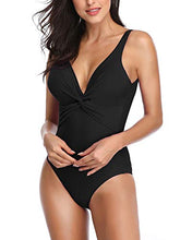 Carica l'immagine nel visualizzatore di Gallery, Summer Mae Costume da Bagno Intero Elegante Increspato Costumi XL, Nero - Ilgrandebazar